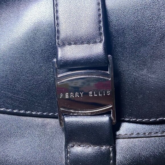 Perry Ellis Portfolio Mens Black Loafers Casual Preppy Career Wear *READ* - Picture 5 of 9